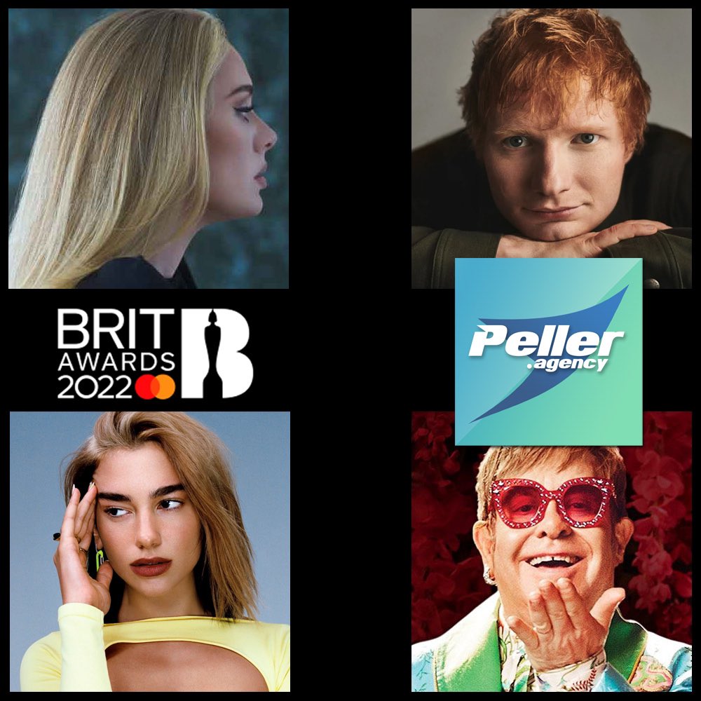 PellerAgency's tweet photo. Who's excited for the Brit Awards tonight? We have the premier tributes available to the amazing nominees; Adele, Ed Sheeran, Coldplay, Dua Lipa, Elton John, Taylor Swift and more. Get in touch today for more information. #BritAwards #BRITs #tributeact https://t.co/croNooNURy