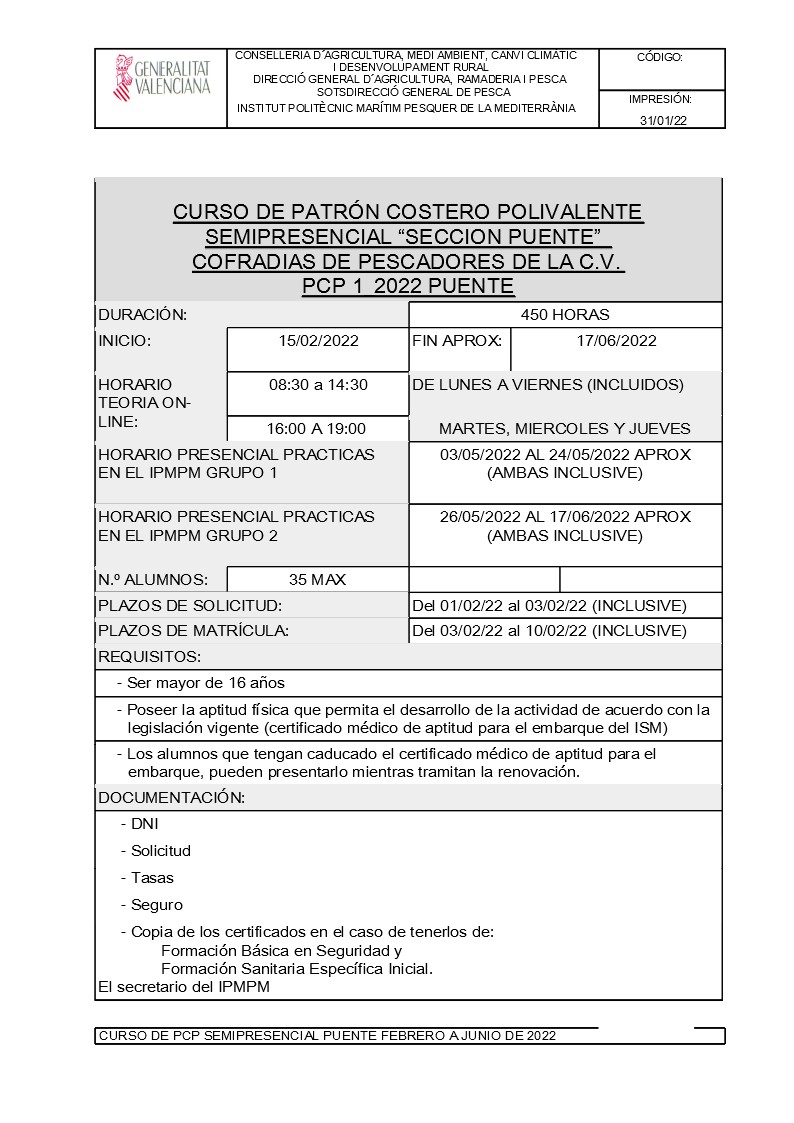 PescaAlacant's tweet photo. Curs semipresencial de la Secció de Pont del #PatróCostanerPolivalent al #IPMPM #Alacant https://t.co/W0WrQRYf8O