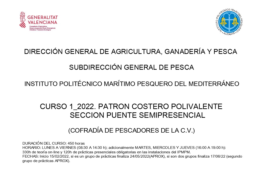 PescaAlacant's tweet photo. Curs semipresencial de la Secció de Pont del #PatróCostanerPolivalent al #IPMPM #Alacant https://t.co/W0WrQRYf8O