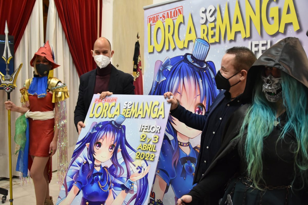 🧙‍♂️🧝‍♀️ IFELOR acogerá los días 2⃣ y 3⃣ de abril el Pre-Salón ‘Lorca Se Remanga’, como adelanto del I Salón del Manga y la Cultura Japonesa que se celebrará en 2023

🔗 lorca.es/noticias/notic…