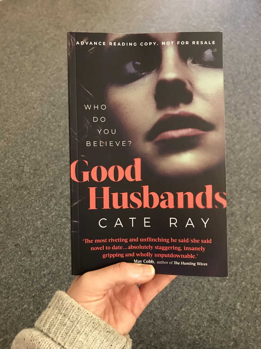 Just landed!  <a href="/CateRaywriter/">Cate Ray (link in bio to find me elsewhere)</a>'s gripping story of how three women have to confront the possibility that their husbands may be very different from the men they think they know... proofs available now! <a href="/septemberbooks/">September Publishing</a>