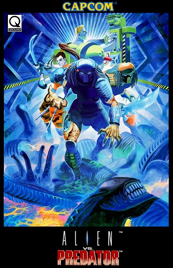 dinosrevo's tweet photo. 稼働ゲームご紹介③
☆ALIEN VS. PREDATOR
基本システムは『ファイナルファイト』を踏襲したベルトスクロールアクションゲーム。『エイリアン2』や『プレデター2』の各作品に登場したアイテムを使用可能。
#dinosrevo
#ディノスレボ
#ALIEN_VS_PREDATOR https://t.co/gbLjRIoBnM