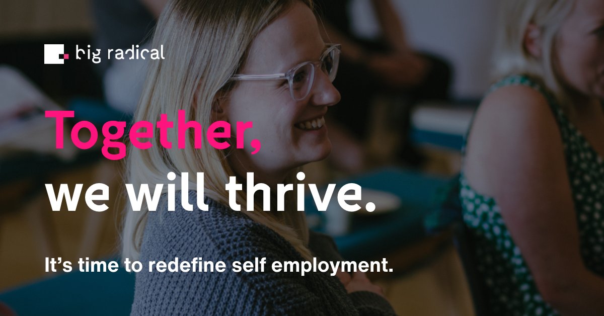 It's time to rewrite the rules. Together. It's time to think Big Radical. 

Find out more about our radical operating system for the self employed --≥ etchuk.co/3grF1DM 

#selfemployed #freelance #freelancerlife #contractor #contractorlife