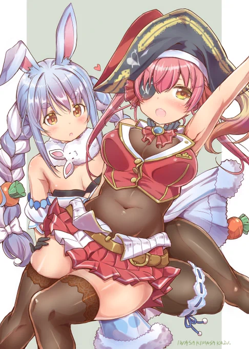 ぺこマリ
#マリンのお宝  #ぺこらーと 