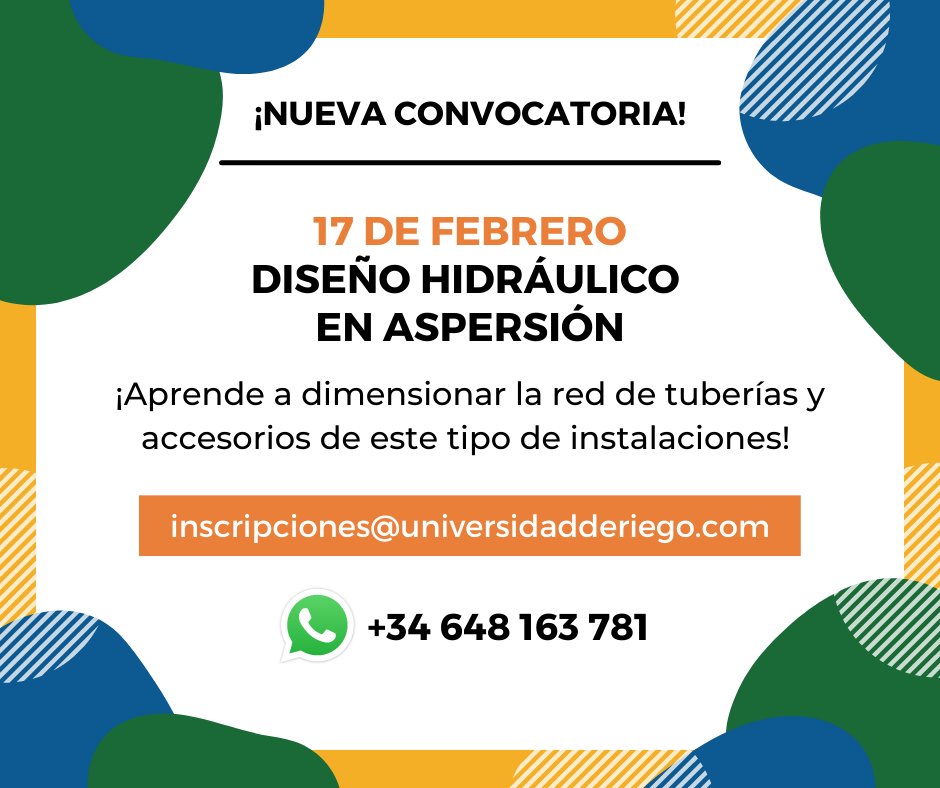 ¡Aprende a calcular y dimensionar de forma eficiente la red de tuberías y accesorios de instalaciones de riego por aspersión! 

my.mtr.cool/pnkdclzzbz