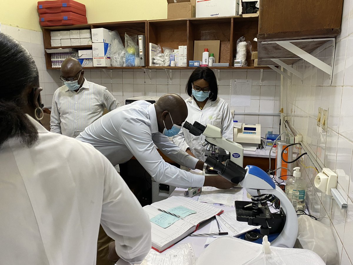PYRAPREG3's tweet photo. The PYRAPREG representatives from Burkina Faso and the Gambia sites sharing experience with the DRC team at Lisungi Hospital Centre in Kinshasa.
@HypoliteMavoko  @Japhetkabalu1  @thomasdorlo   @Li_Kuseke  @MrtcParasito  @moussadjim2  @EDCTP  @Unikinrdc https://t.co/TlDj2CwSkh