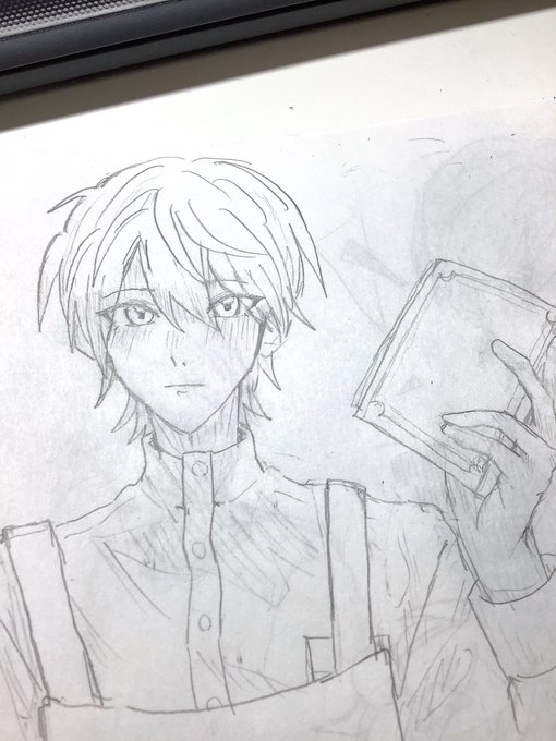 しぶつた⚔️!!すっごい自分好みの顔面描けた。 