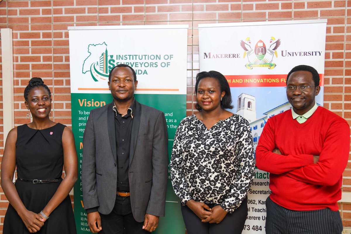 SurveyorsofUG's tweet photo. Moments from the Valuation Surveying Workshop in partnership with the Makerere University Research and Innovation Fund(RIF) held on 4th Feb 2022. https://t.co/BWeKkiuOd6