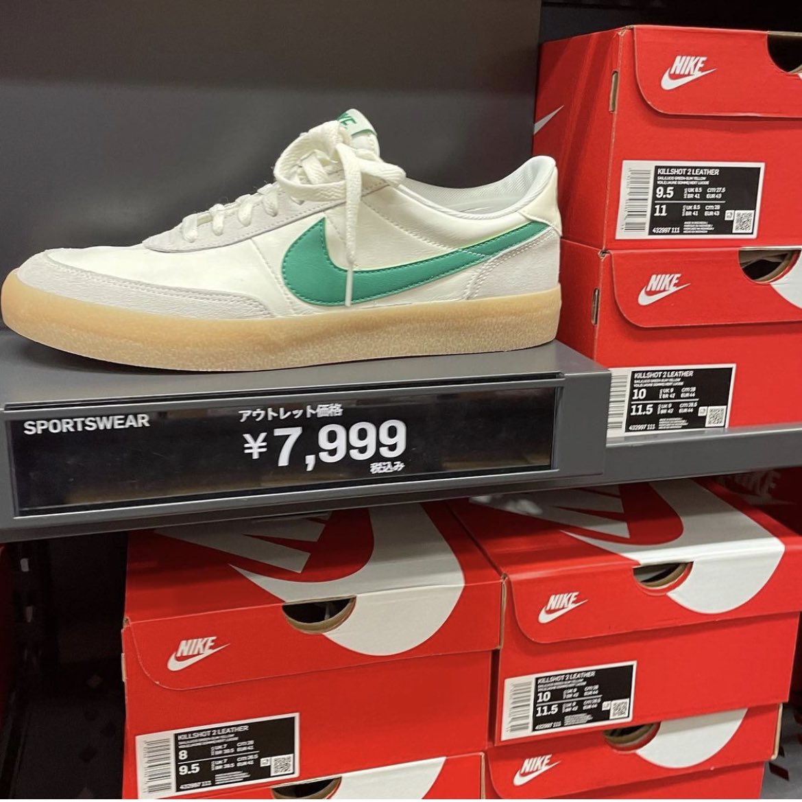 SwallowTk's tweet photo. J.Crew別注 / NIKE Killshot 2
432997-107
日本未発売

2018年発売
日本のアウトレットに出回った事が不思議な一足。
品番も2018年と全く同じ
Jクルーらしいシンプルで上質な仕上がり。

#キルショット #キルショット2
#Killshot #Killshot2
#つばめシューズ #つばめナイキ

https://t.co/HS3MdIyhqR https://t.co/TsHCeIEEqf