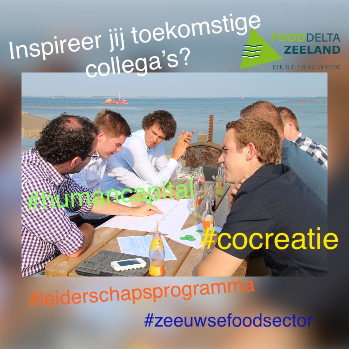 INSPIREER JIJ TOEKOMSTIGE COLLEGA’S?
Meld je nu aan voor het (gratis) leiderschapsprogramma voor Young Food Professionals uit Zeeland. 

Meer informatie op bit.ly/3gvLTjS
#humancapital #foodsector #zeeland #inspiratie #innovatie #samenwerken #hca #food