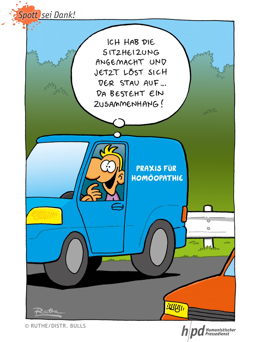 hpdticker's tweet photo. Ralph Ruthe über Homöopathie https://t.co/gGuSZCY1tE