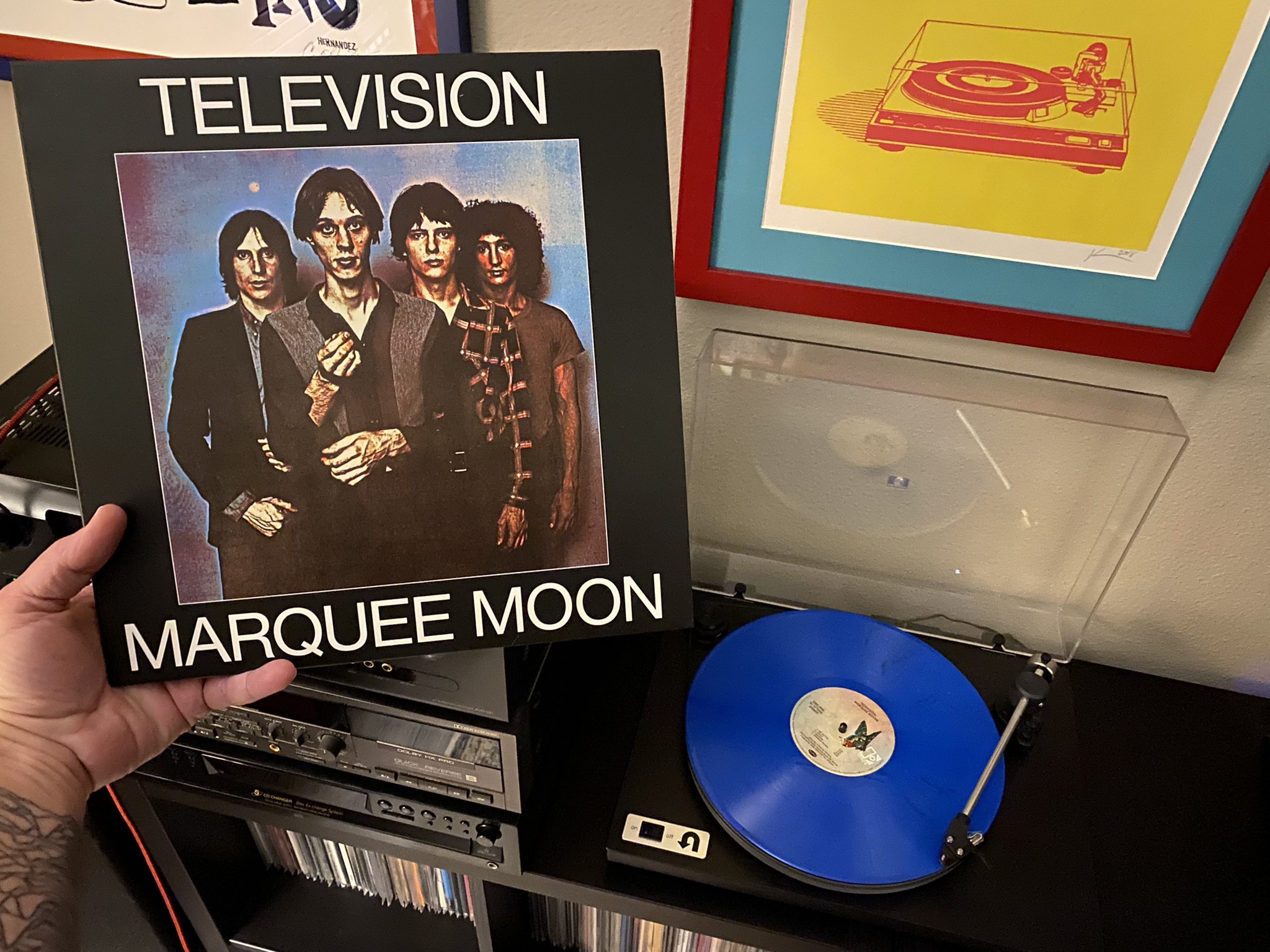 Wayward Records on X: February 8, 1977 Happy 45th birthday to Marquee Moon,  the debut album by Television. It's hard to not immediately fall in love  with the guitar interplay of Tom