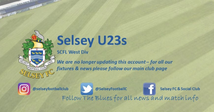 ReservesSelsey's tweet photo. Notice of account update⚽️💙⚽️💙 https://t.co/10Ih7Bkgbl