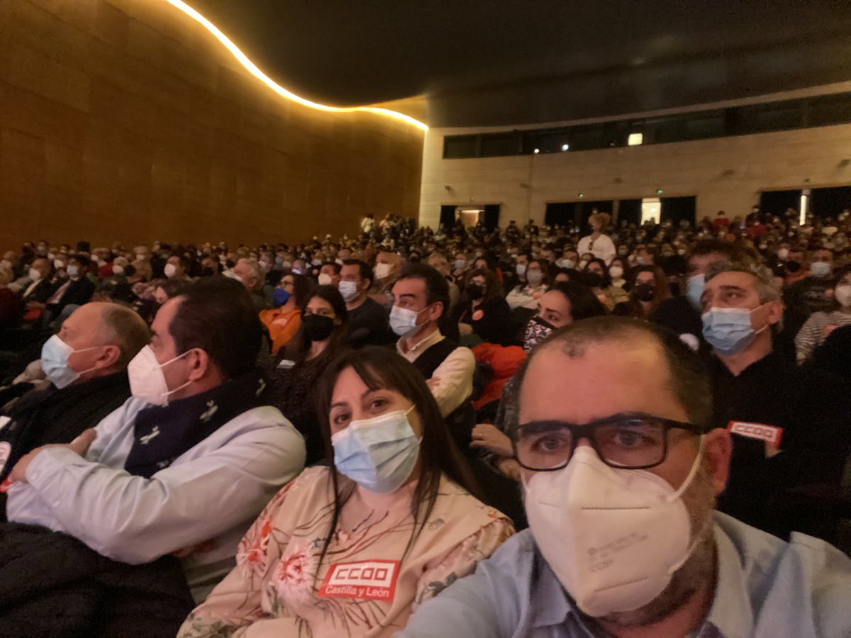raulngarciagudo's tweet photo. Más de 600 delegad@s de @CCOOCyL y @UGTCyL siendo palanca del cambio
Poniendo en valor la #reformalaboral y apostando por el cambio en #CastillayLeón ante las elecciones del #13F conjuntamente con @PSOE_CyL y @UnidasPodemosV1 @CcooValladolid @UgtValladolid https://t.co/i04eVwgBcy