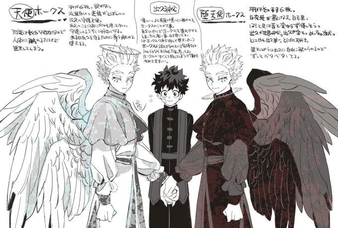 堕天使ホーさんと神父出のホー出
基本の設定だけ先に投げとく…! 