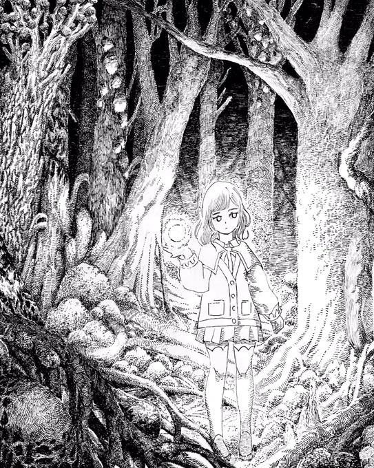 灯りの魔法
#アナログ #イラスト
#創作 #ペン画
#絵描きさんと繋がりたい 