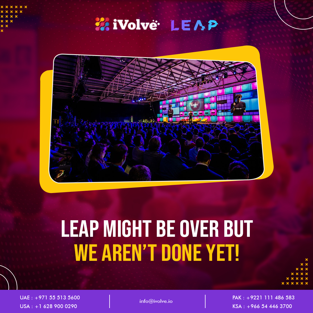iVolvetech's tweet photo. You have witnessed one of the biggest global technology events LEAP more than 100k attendees. But we aren’t done yet, because its just the start of the year and many projects are yet to be introduced to you!

#cloudconsulting #cloudmigration #openstack #kubernetes #devops #iVolve https://t.co/szbLp6stOy