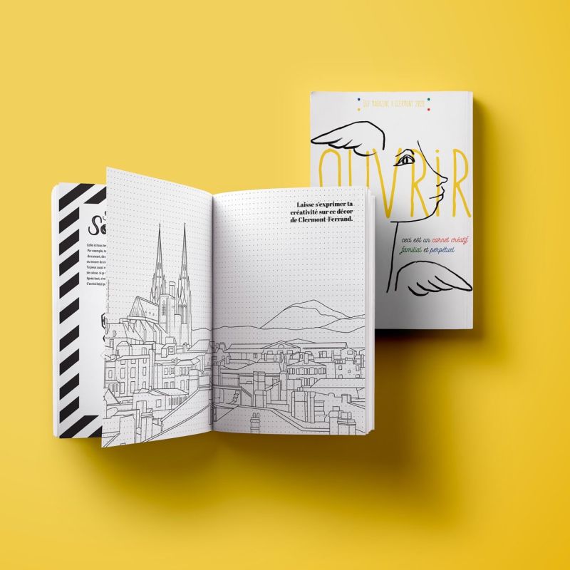AgenceKMZ's tweet photo. Save the date ! RDV dès ce samedi 12 février au centre Jaude 1, 1er étage, pour découvrir « Ouvrir », un carnet créatif familial né de la rencontre entre @MagazineQlf et @clermont2028. « Ouvrir » sera offert aux enfants durant les vacances scolaires de février. https://t.co/wNc0fvptYu