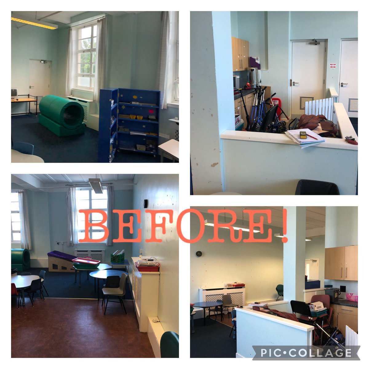 MurrayburnP's tweet image. A moment to reflect on the change in our STEAM room over the last 18 months. Check out our #TransformationTuesday #learningspacedesign