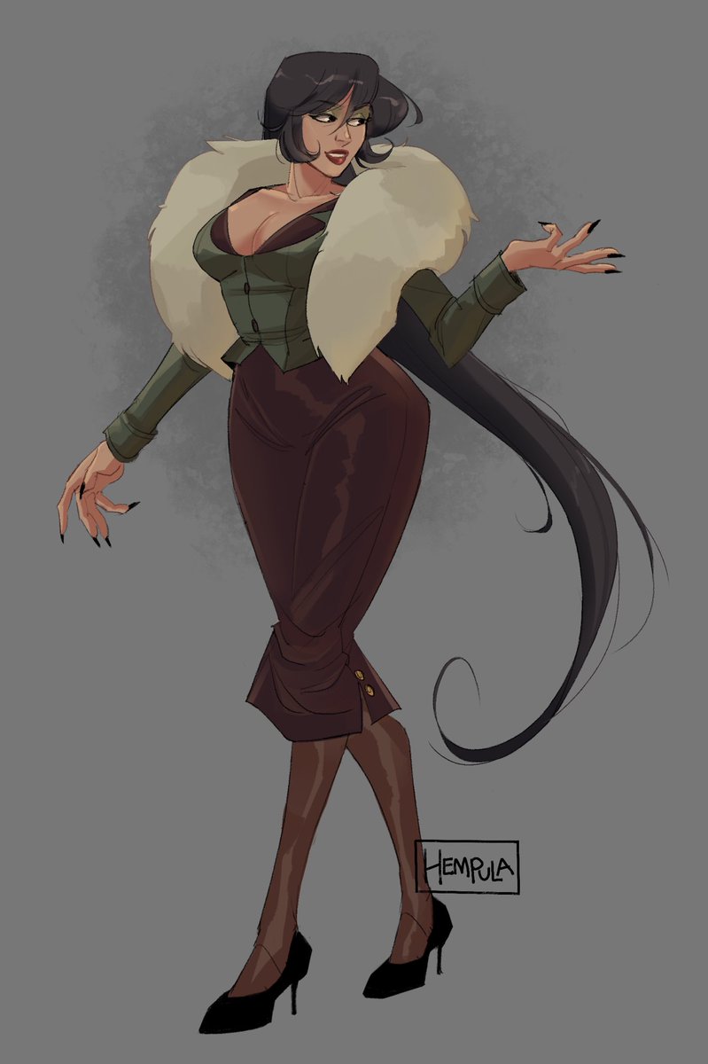 Hempulan's tweet photo. Oh yeah, season 1 design for comparison! I really want to do like proper reference sheets for her someday 🥰🥰 https://t.co/pCJjnpWU6k