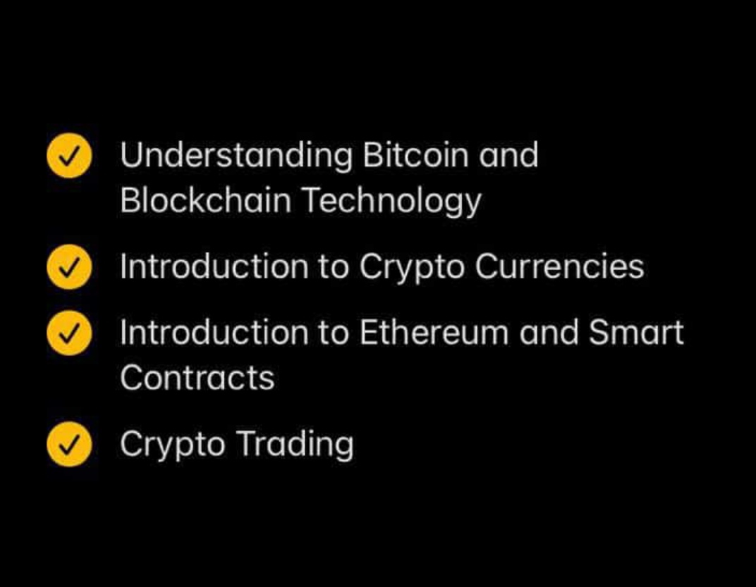 realcyprian's tweet photo. Free Cryptocurrency class for everyone..

The class will be in a closed whatsapp group and below are things I will cover.. also I will be sharing some of the of things I have learnt from @DannyCrypt @WisdomMatic 
A RT will do guys https://t.co/3wKxmRfMsV