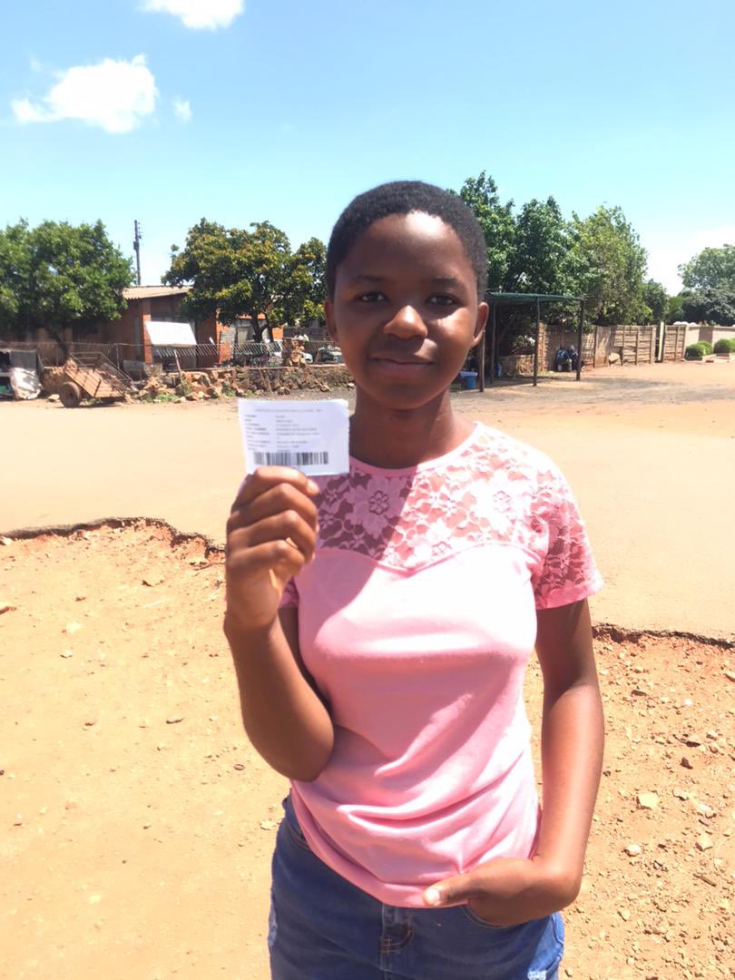 Cde_Ostallos's tweet photo. Umzukulu wami, she got 6 As in O level and talking to her about voting and elections was not a difficult thing. She is now a registered voter #RegisterToVoteZW 
#CitizensPledge https://t.co/KP6ocKXSC9