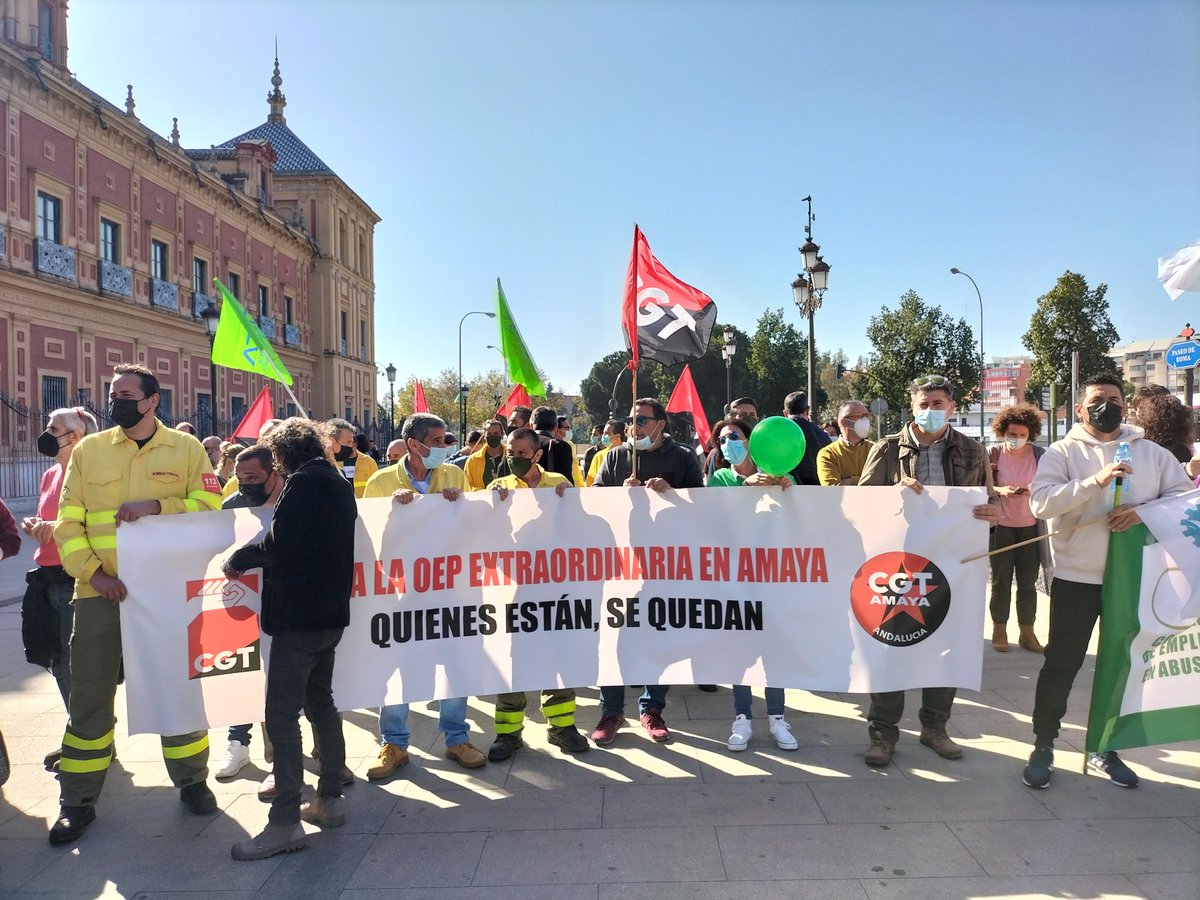 CAEPAT's tweet photo. ✅ Todos unidos contra la precariedad y el abuso de la temporalidad en el empleo público 
Cuando no hay vuelta atrás, o #FijezaYa o conflicto gordo @JuanMa_Moreno
@AndaluciaJunta https://t.co/xXreycGkGr