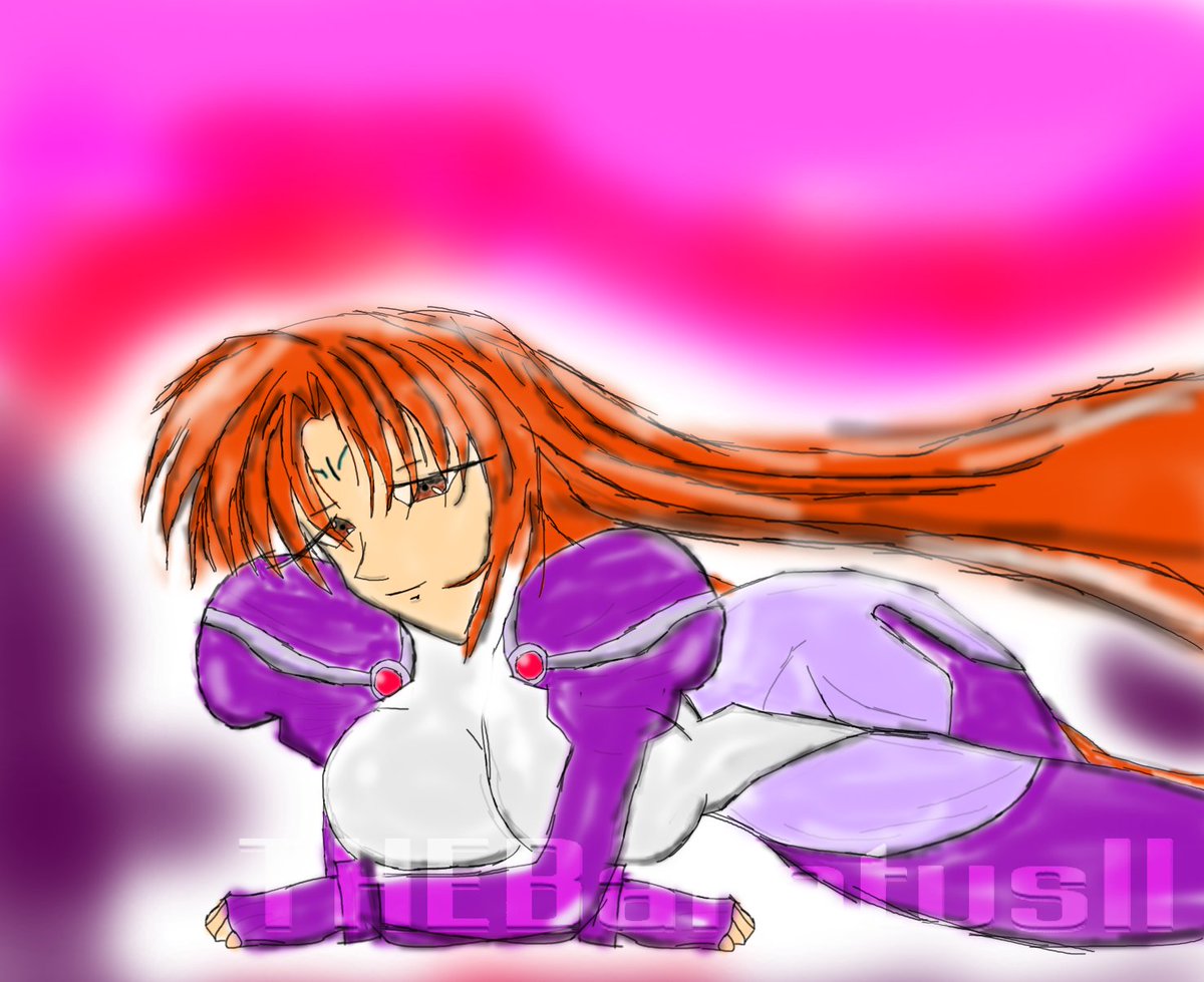 THEBaratusII's tweet photo. I'll just title this "Temptress" because she does tempt people after all...

Sketched this using few references to keep things more original. Honestly thought I would do worse when it came to my drawing skills prior to this one.

#soulhunter #houshinengi #dakki https://t.co/wfhpiUevaO