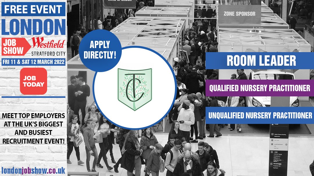 EXHIBITOR - Tiny Champs Nursery

We are delighted to announce that Tiny Champs Nursery are exhibiting at this years #londonjobshow taking place at <a href="/westfieldstrat/">Westfield Stratford City</a>! 

For more info, or to register for FREE - click here! -> londonjobshow.co.uk/stratford/

#londonjobshow #londonjob