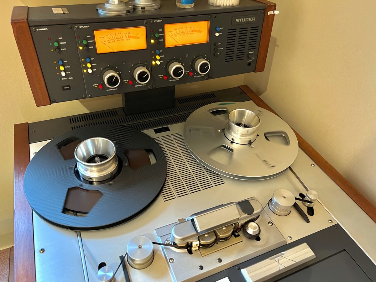 DaveDenyer's tweet photo. Hidden gems: Ravi Shankar Live in In Luxembourg Master tape production copy from International Phonograph Inc https://t.co/ezAf438JX3 #tape #mastertape #reeltoreel #R2R #ravishankar #analogue #analog #music #reeltoreelrambler #thereeltoreelrambler #Review #live https://t.co/MAwdsashH0