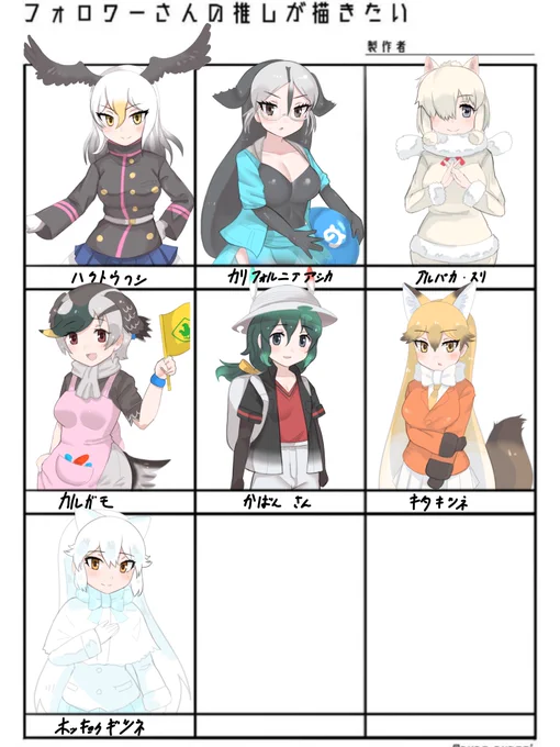 4枚目
 #フォロワーさんの推しを描きたい 