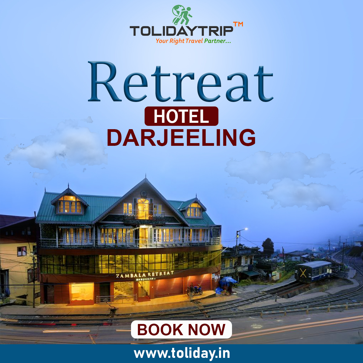 tolidaytrip's tweet photo. Toliday Trip- Retreat Hotel Darjeeling. Book Now on https://t.co/Uw35v4h1qU #tolidaytrip #retreat #hotel #hotelsbooking #enjoy #hotelstay https://t.co/4Bj8rr7vPm