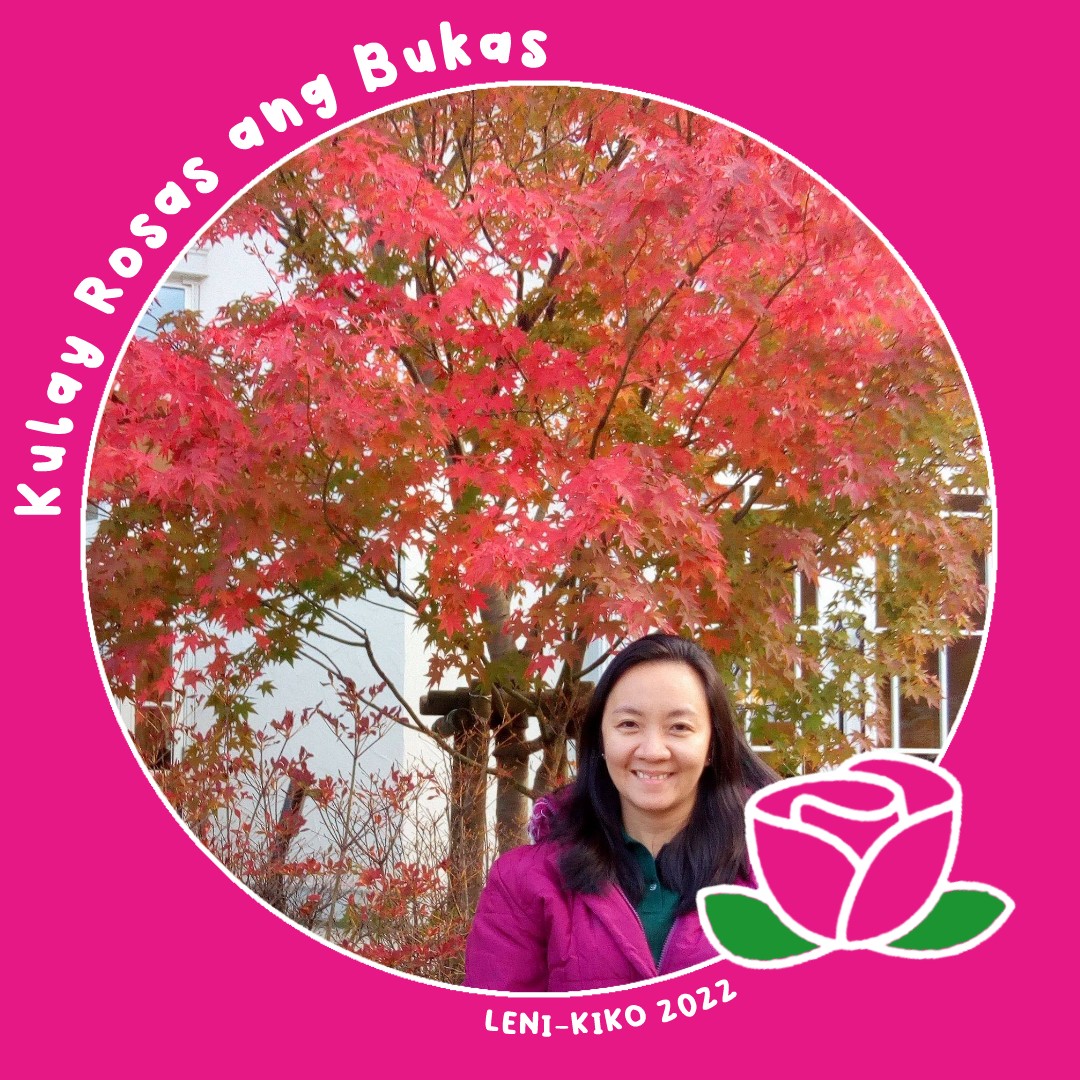 cherrylynchao's tweet photo. #KulayRosasAngBukas
#AngatBuhayLahat 
#LeniKiko2022 https://t.co/y7veEnBTSM