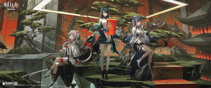 I drew the Spring-Festival publicity image for game Arknight~  #明日方舟 #アークナイツ  #Arknights 