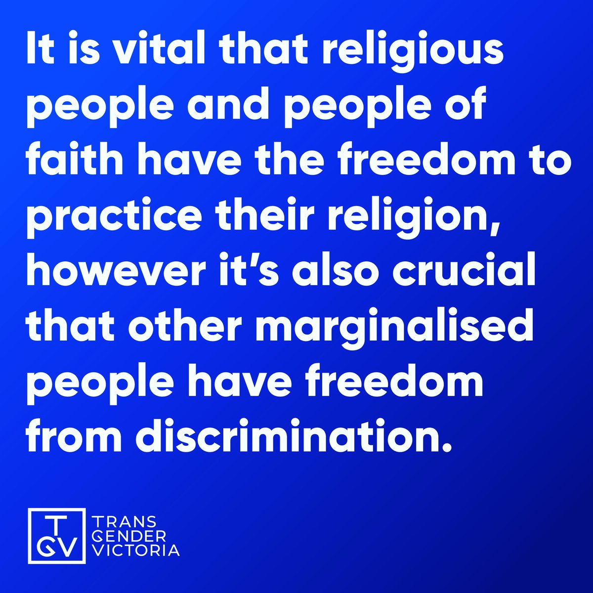 This perfectly reflects my position on the religious discrimination bill. Just to be clear. #GoldsteinVotes