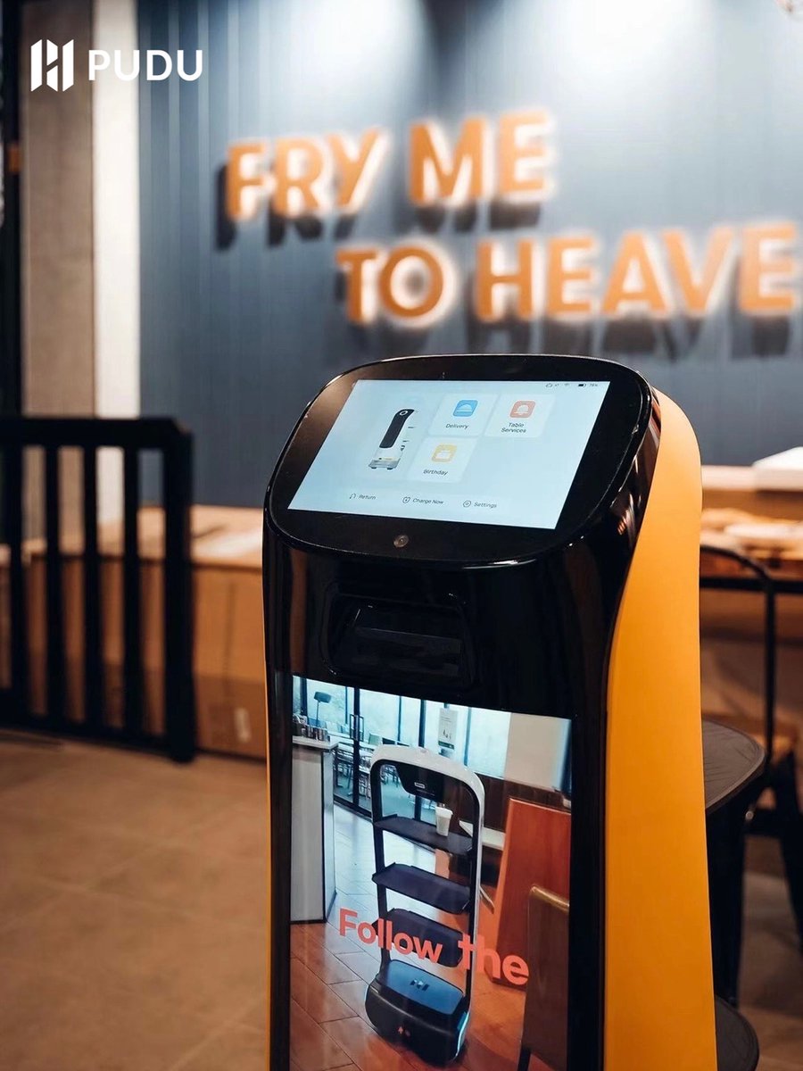 PuduRobotics's tweet photo. 🤖KettyBot got a job at Gami in Australia, providing contactless delivery during the pandemic.
More: https://t.co/UZ5N153Lpy
#pudu #pudutech #pudurobotics #pudueverywhere #contactlessdelivery #intelligentrobot #robotwaiter #roboticssolution #kettybot #fooddeliveryrobot https://t.co/FHVrIOnsBQ