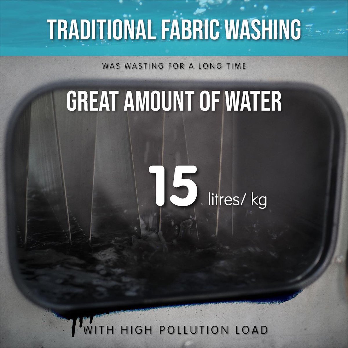 Jeanologia's tweet photo. Thanks to our #G2Dynamic technology, we start to achieve a great amount of water-saving in the fabric.
This process is carried out thanks to the use of #ozone for cleaning fabrics.
You can get a truly #sustainable garment!!
Let's always choose eco alternatives ๐๐๐ https://t.co/NBa6luqfCd