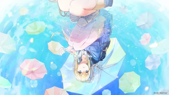 【お仕事】
ミライアカリさま(@MiraiAkari_prj)の新曲「雨恋い」のMVイラストを制作させて頂きました!🥰
楽曲のテーマが雨×恋とのことで、お衣装もいつもと違います…✨☂️💙
https://t.co/MtulGf5EO8 