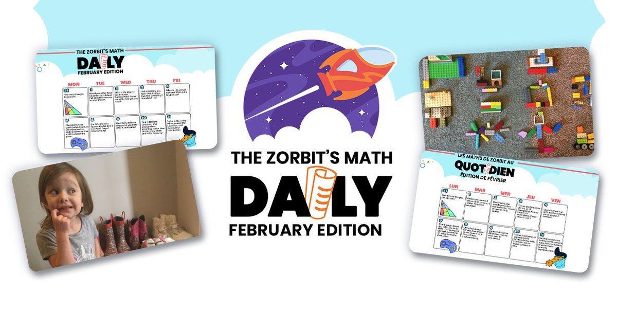 flyderek2's tweet photo. Looking for fun ways to engage students in daily math conversations? Look no further! Our February calendar of math activities in English and French runs all the way to the 28th. Interested? https://t.co/xTrJnyARlg