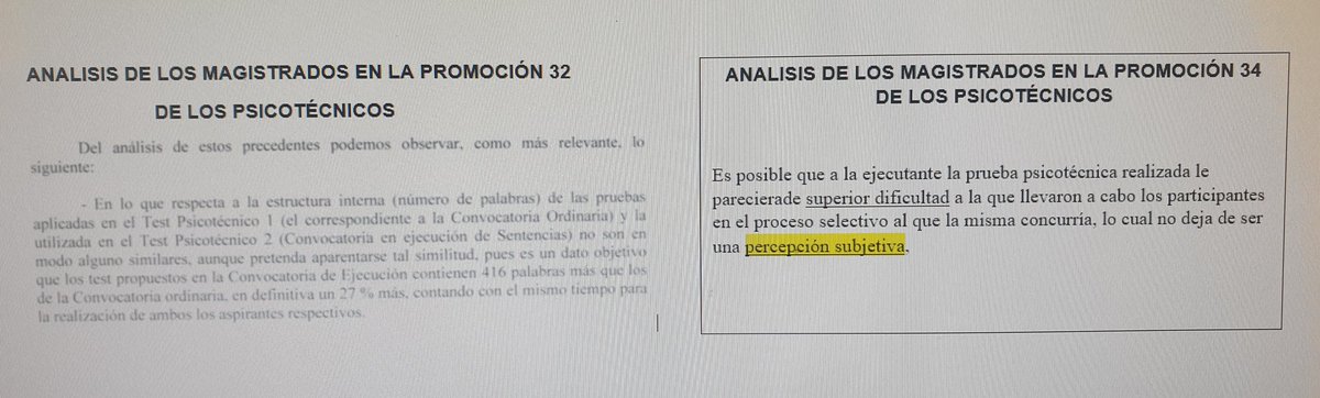 luchajustaya's tweet photo. ¿QUÉ ESTÁ PASANDO EN EL TSJM?
Así es como los Magistrados del TSJM cambian su criterio en solo 1  año.Pasan de ser precisos,revisar palabras,items y dificultad a dictaminar q
 la dificultad es una percepción subjetiva sin revisar ninguno de los peritajes aportados en la promo 34! https://t.co/VE9c3yDoMo