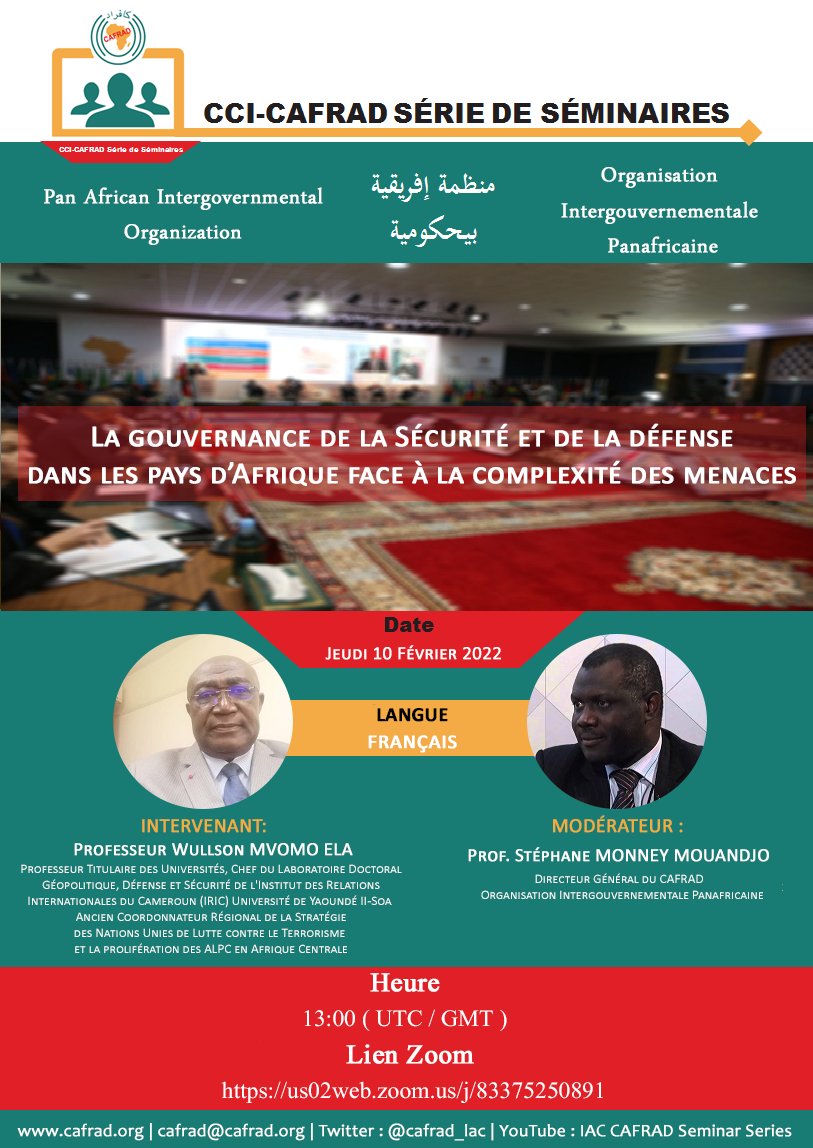 CAFRAD Pan African Intergovernmental Organization tweet media