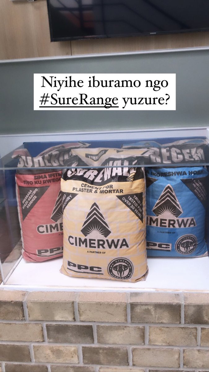 CimerwaPlc's tweet photo. Which one is missing to make the entire #SureRange complete?
#CIMERWA’s range of products https://t.co/FqbZAHrY4P