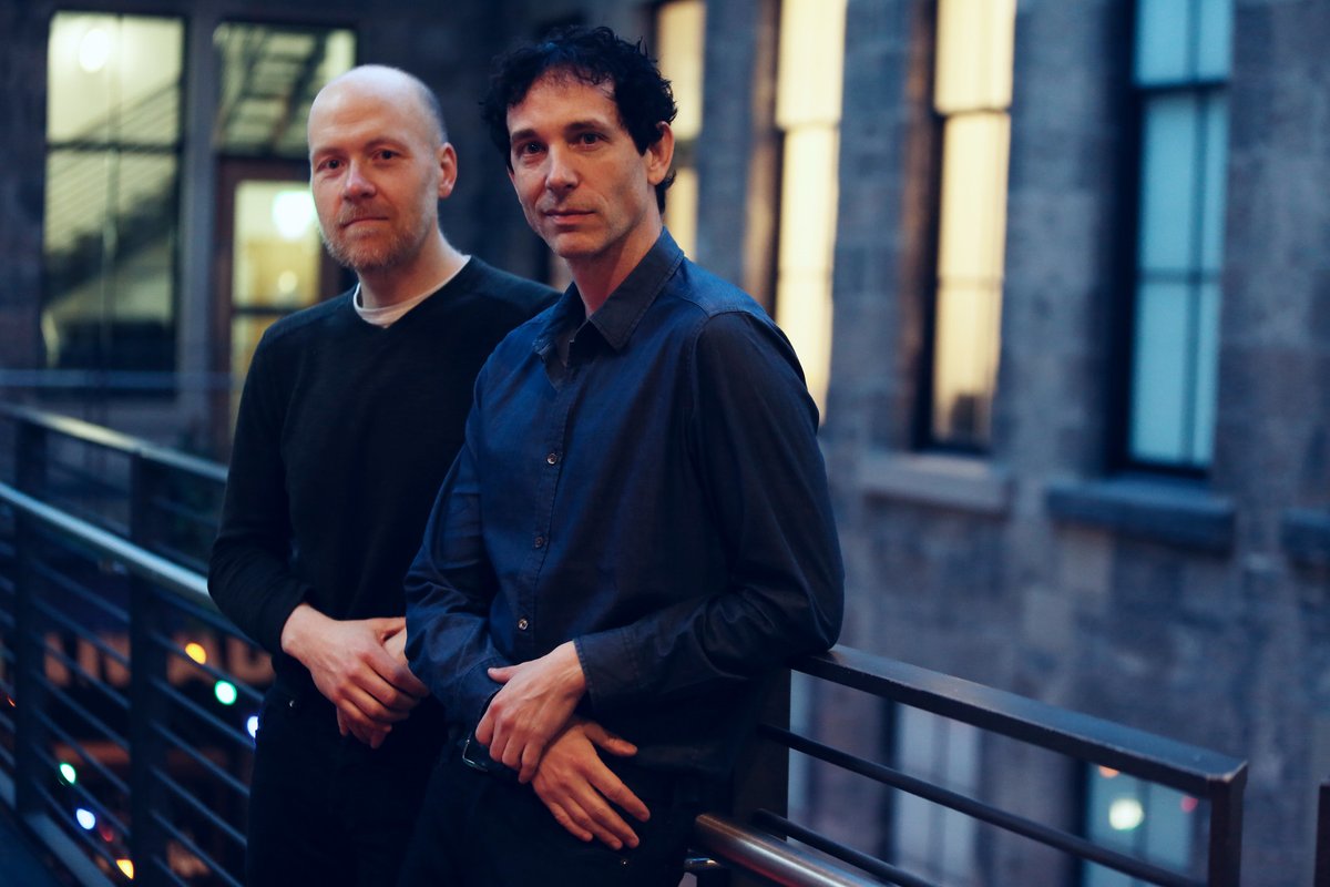 glasgowfilmfest's tweet photo. @LaLondeJeremy @JonasChernick Jeremy LaLonde (@LaLondeJeremy) and Jonas Chernick (@JonasChernick) looking at you after seeing ASHGROVE as you transcend โจ
(or at the #GFF20 James vs His Future Self screening, shot by Max Crawford) https://t.co/cnmi51YSHa