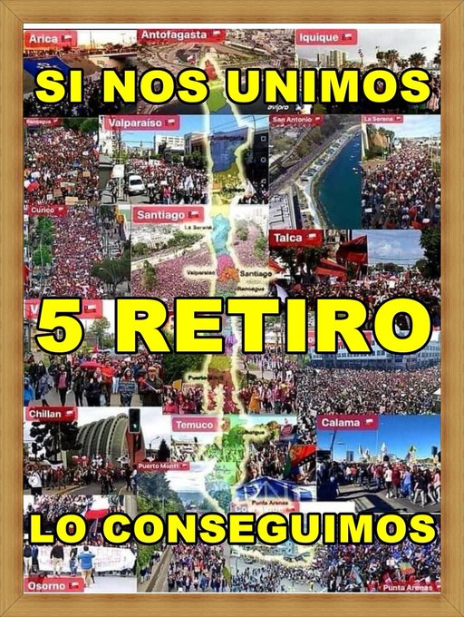 ⚠️ Redes Sociales pide con Urgencia el " 5°To Retiro del 10% Incluso hicieron un llamativo hashtag  #SiNoHayRetiroSalimosAlaCalle y #QuintoRetiroEnMarzo pidiendo qué aprueben en Marzo, de lo contrario saldrán a la calle.⚠️ #QuintoRetiroEnMarzo 💪💪💪🇨🇱🇨🇱🇨🇱