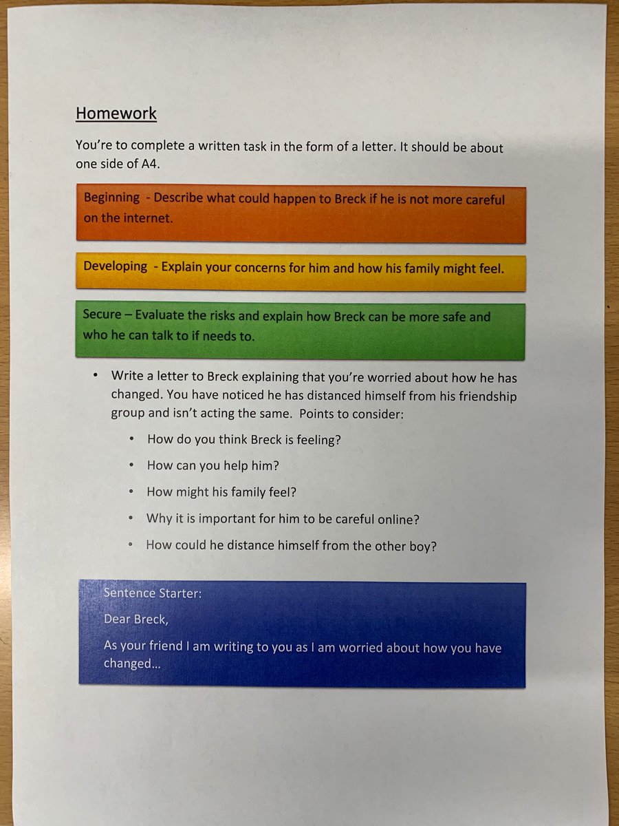 WECIntervention's tweet photo. Safer internet day- Students at WEC thinking about who they talk to online and keeping themselves and their peers safe. @SaferInternet @BBCOne https://t.co/IN0lU758hJ