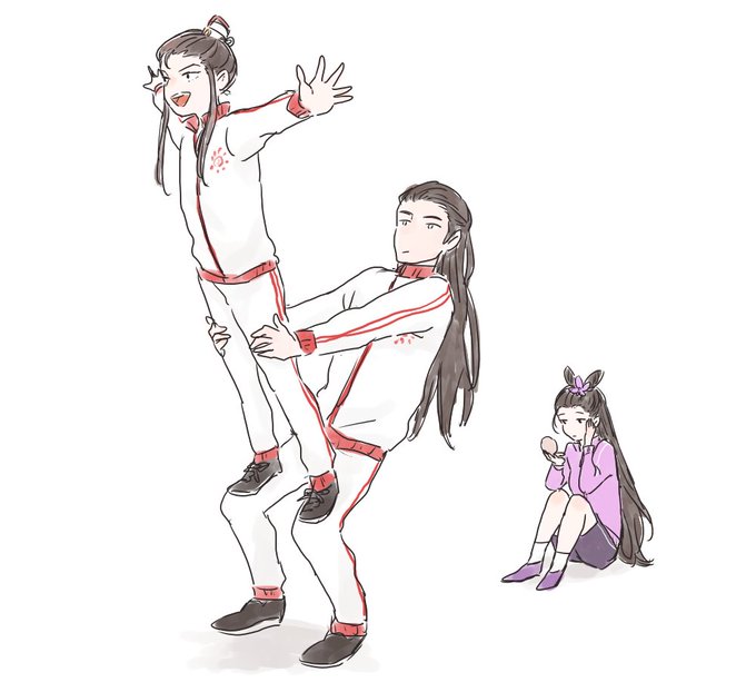 #mdzs五大世家大運動会
「見てるか嬌嬌!私の勇姿を!」 