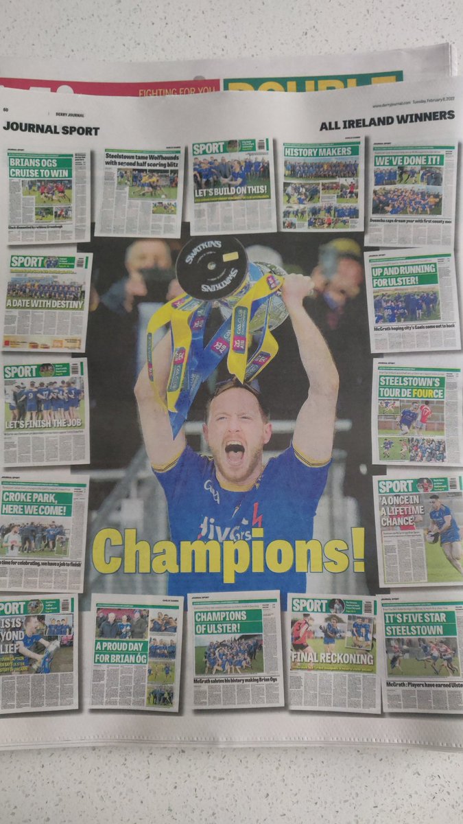 Its been some journey....
<a href="/BrianOgs/">Steelstown Brian Ógs</a> <a href="/Wibbler07/">Hugh McGrath</a> <a href="/NeilFo/">Neil Forester</a> <a href="/ryandevine_14/">Ryan Devine</a> <a href="/benmccarron11/">Ben McCarron</a> <a href="/oranfox1/">Orán Fox</a> <a href="/Martydunne/">Marty Dunne</a> <a href="/Doiregaa/">Derry GAA</a> <a href="/paul_ohea/">Paul O'Hea</a>