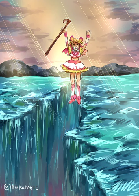 メタモル・モーゼ#プリキュア #海を割るおじさんモーゼ 