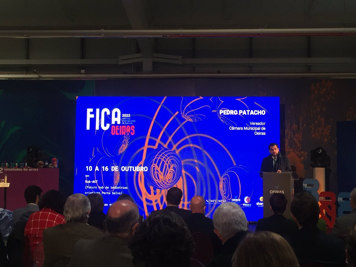 Lançamento do @FestFICA 2022
<a href="/MunicipioOeiras/">Município de Oeiras</a>  #cienciaaberta