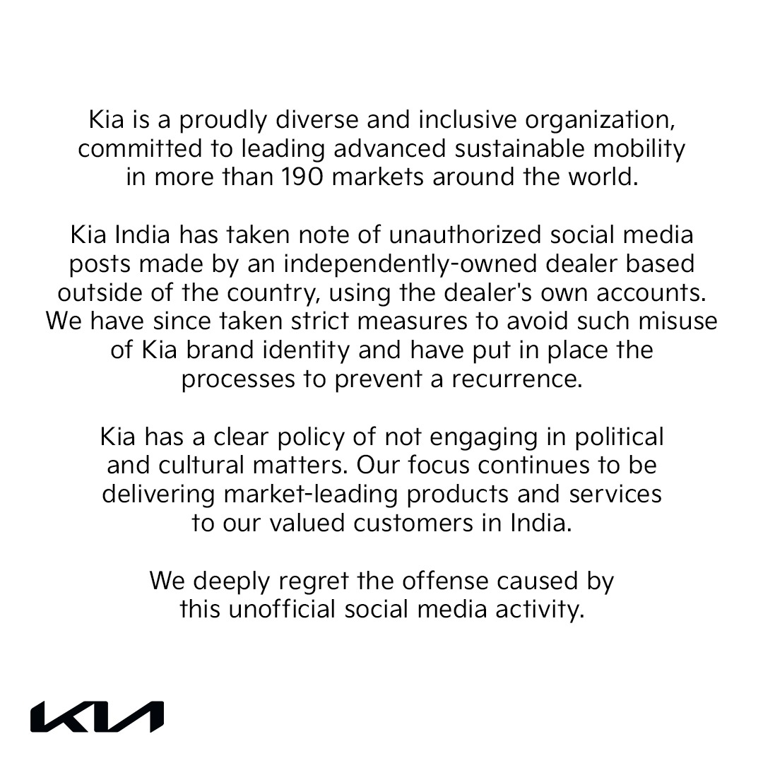 Kia India tweet media